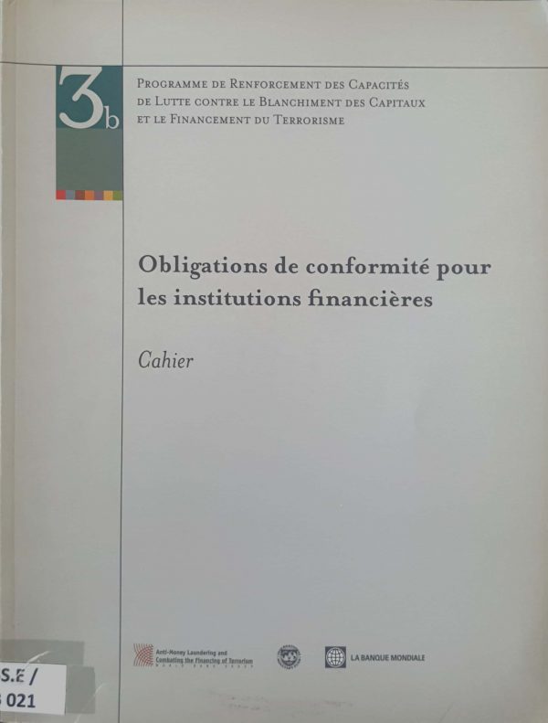 Obligations de conformité pour les institutions financières