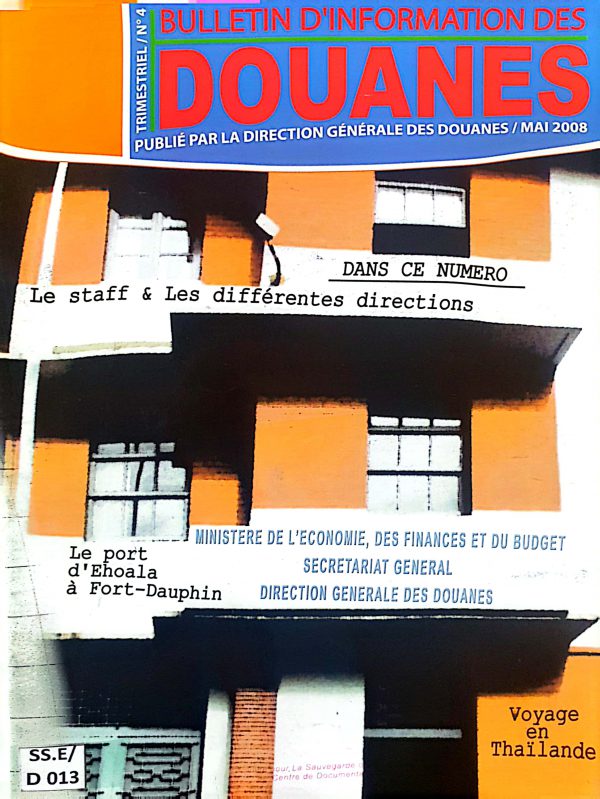 Bulletin d’information des Douanes.