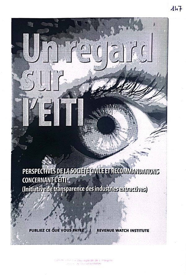 Un regard sur l’EITI.