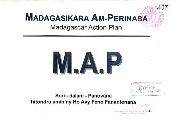 M.A.P. Madagasikara Am-Perinasa (Madagascar Action Plan)